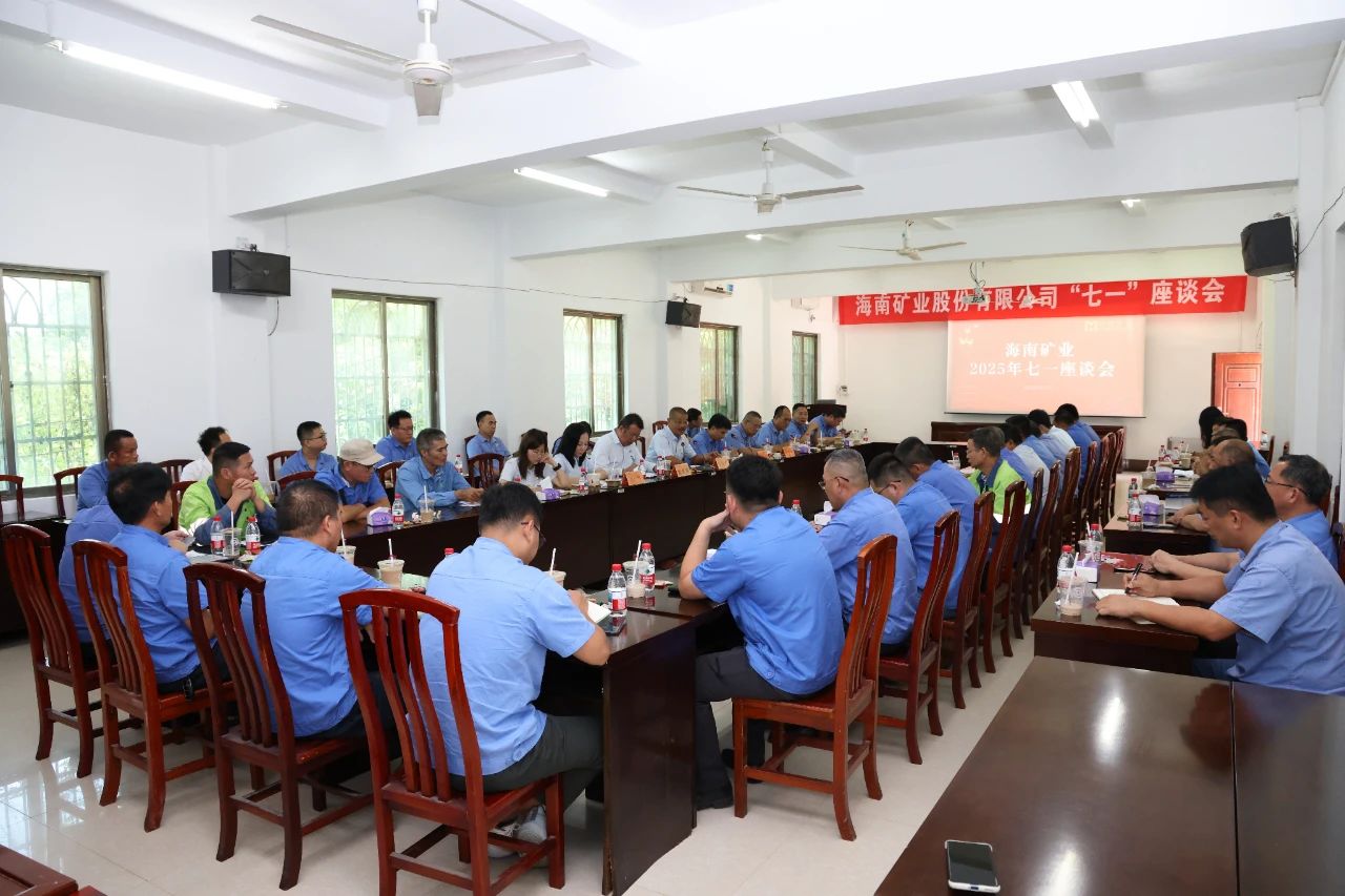 海南矿业召开 “七一”座谈会