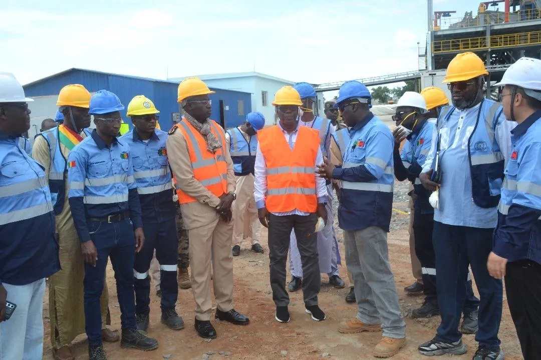 马里矿业部长现场视察布谷尼锂矿